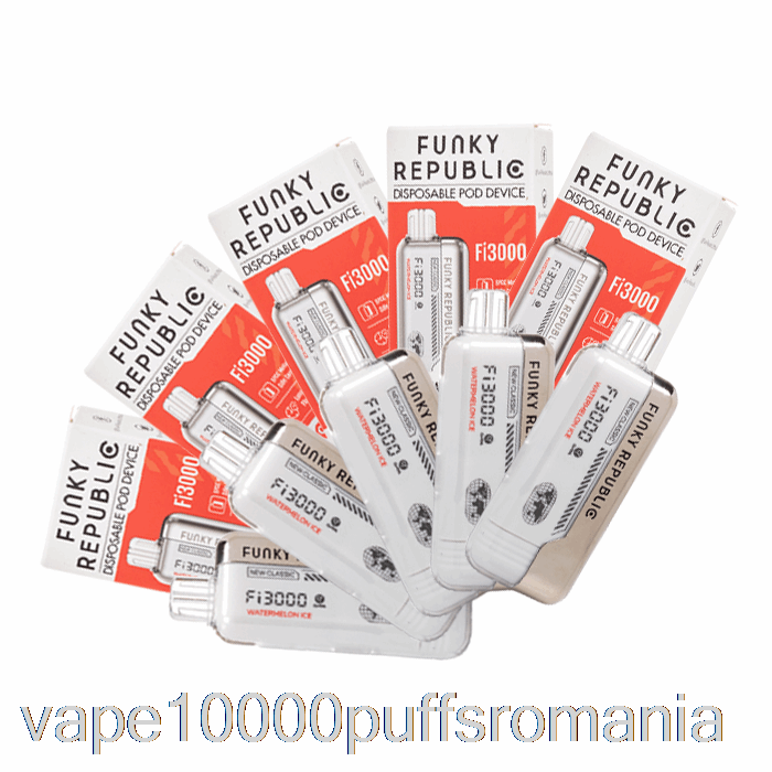 Vape Romania [10-pack] Funky Republic Fi3000 De Unică Folosință